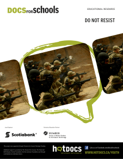 do not resist