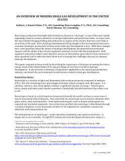 an overview of modern shale gas development in