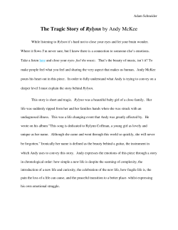 The Tragic Story of Rylynn by Andy McKee