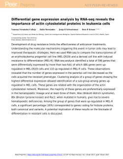 Differential gene expression analysis by RNA-seq reveals