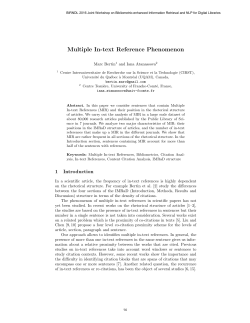 Multiple In-text Reference Phenomenon