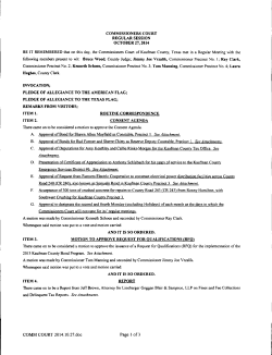 27 - Kaufman County Clerk