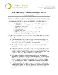 How to Effectively Communicate with your Partner