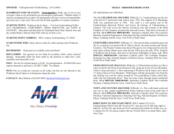 SPONSOR: Volkssportverein Friedrichsburg (AVA-0001)