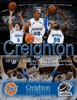 Creighton`s NCAA Tournament Records