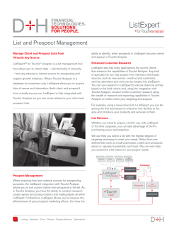 ListExpert Product Sheet