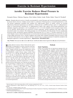 Exercise in Resistant Hypertension