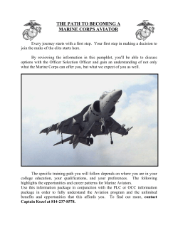 the path to becoming a marine corps aviator