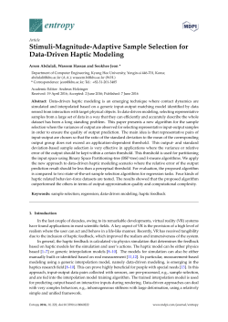 Stimuli-Magnitude-Adaptive Sample Selection for Data