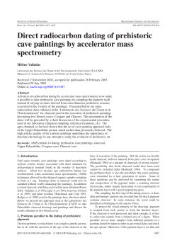 Direct radiocarbon dating of prehistoric cave paintings by