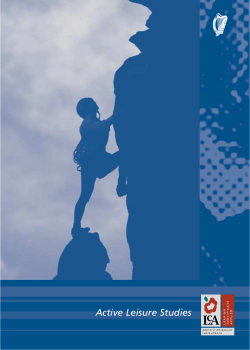 Active Leisure Studies