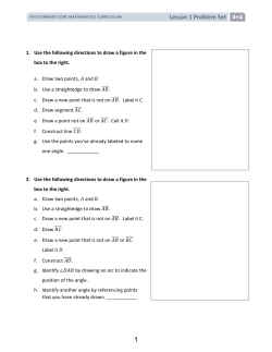 Lesson 1 Problem Set 4
