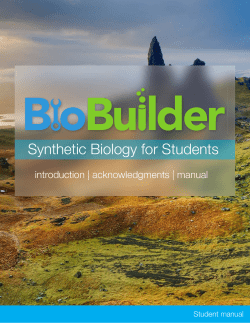 - BioBuilder