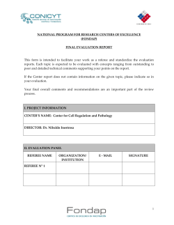 evaluation report