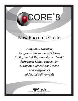 CORE 8 New Features Guide
