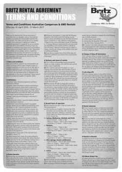 terms and conditions