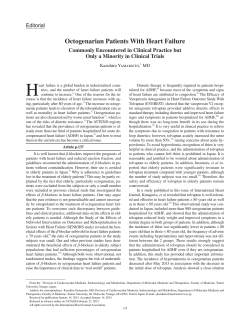 Octogenarian Patients With Heart Failure - J
