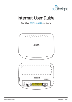 Internet User Guide