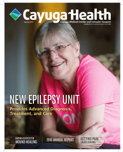 2016 Annual Report - Cayuga Medical Center