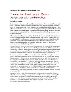 The election fraud I saw in Mexico