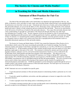 Fair Use and Motion Pictures