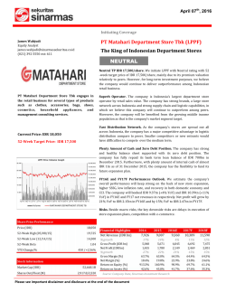 PT Matahari Department Store Tbk (LPPF)