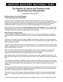 The Impacts of Leisure and Tourism on the National Park