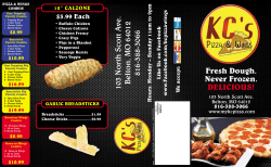 KC_s menu - KC Pizza