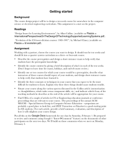 CS302 Sp14 All Homework - People @ EECS at UC Berkeley