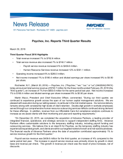 news releases