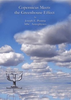 Copernicus Meets the Greenhouse Effect