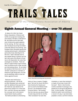 Eighth Annual General Meeting &ndash; over 70 attend