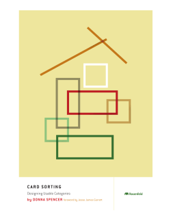 Card Sorting - Rosenfeld Media