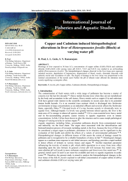 - International Journal of Fisheries and Aquatic Studies