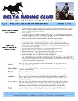 2015 class descriptions and rules all disciplines