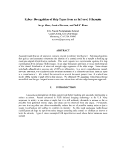 Robust Recognition of Ship Types from an Infrared Silhouette
