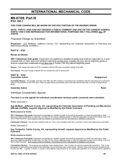 IMC - International Mechanical Code