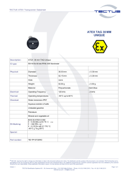 atex tag 30 mm unique