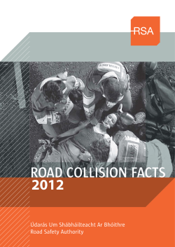 road collision facts 2012