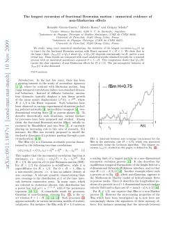 Longest excursion of fractional Brownian motion: Numerical