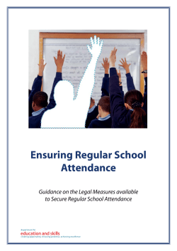 Ensuring Regular School Attendance