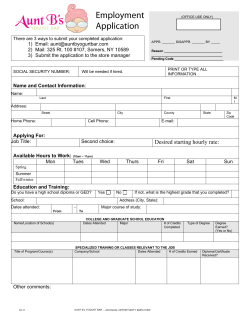 Desired starting hourly rate: