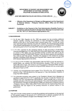 Joint Implementing Rules and Regulations (IRR) No.1