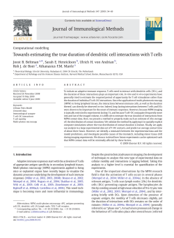 Towards estimating the true duration of dendritic cell interactions