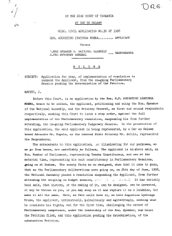 MISC. CIVIL APPLICATION N0.36 OF 1998