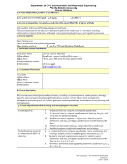 Syllabus - Florida Atlantic University