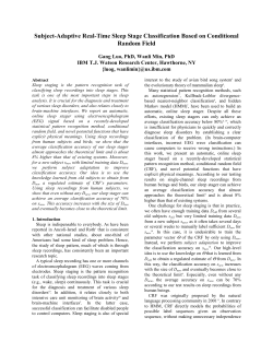 Subject-Adaptive Real-Time Sleep Stage Classification
