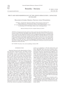 Botanika – Steciana