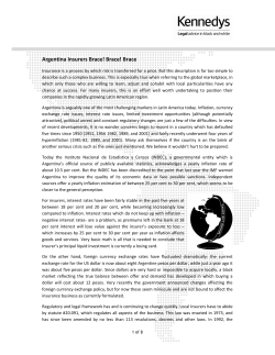 Argentina Insurers Brace! Brace! Brace! Final DEF
