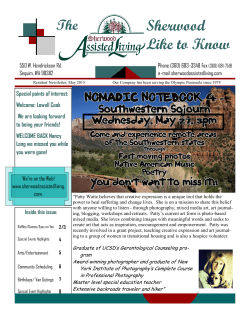 Sherwood Like to Know - Sherwood Assisted Living
